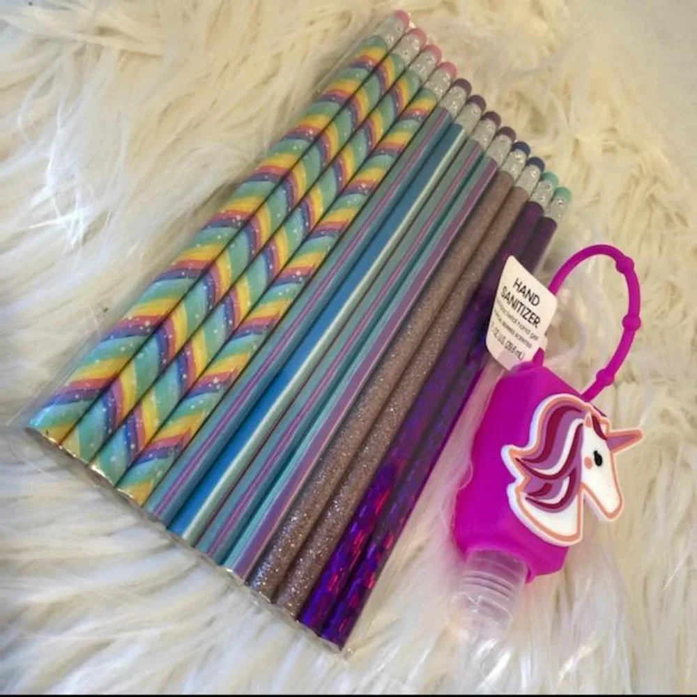 Unicorn Sequin Tote & Accessories Set